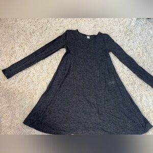 Heather-grey T-shirt dress